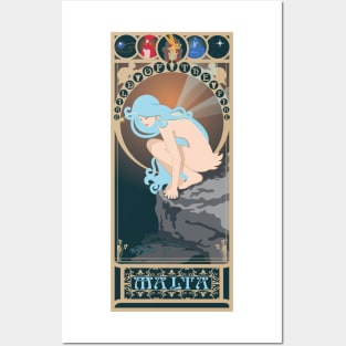 Malta - art nouveau - Sea Prince and the Fire Child Posters and Art